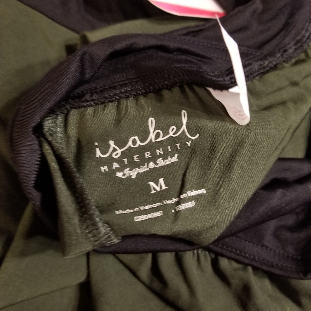 NwT  Patented Over belly stretch woven maternity jogger pants size med - Picture 6 of 12